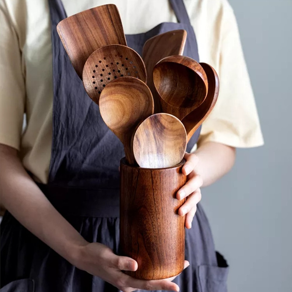 EcoChef - Teak Wood Utensil Set