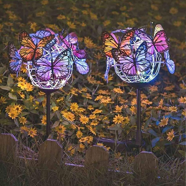 LumaFlare Solar Butterfly Garden Lights