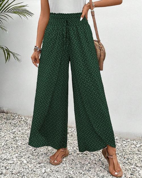 Saphire | Women's Trousers with Geometric print