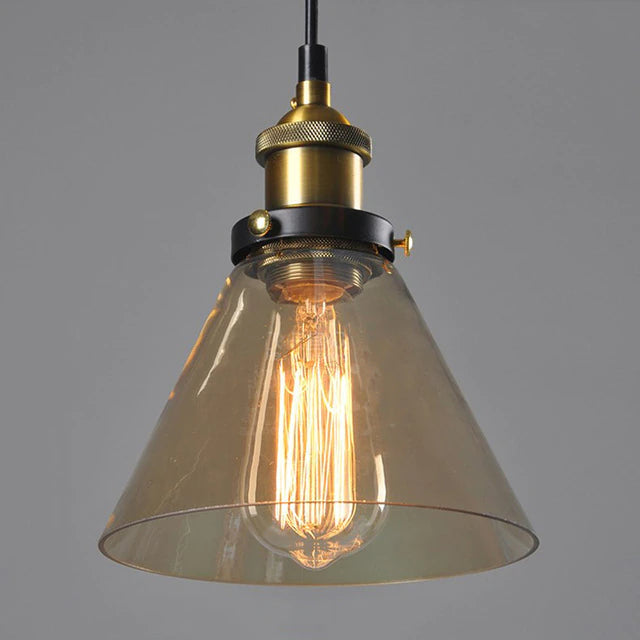 EchoLite - Antique glass pendant for modern spaces