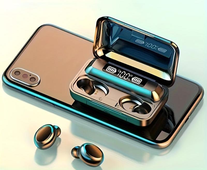 F9 TWS Wireless Earbuds: Hi-Fi Stereo Sound & LED Charging Case