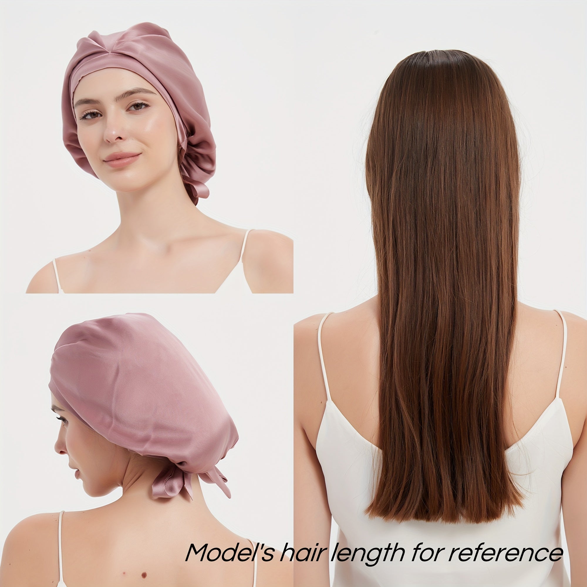 Cate | Lightweight Pleated Hair Bonnet for Sleeping