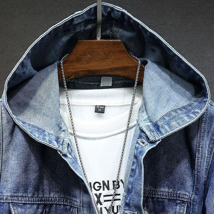 Samson | Hooded Denim Jacket