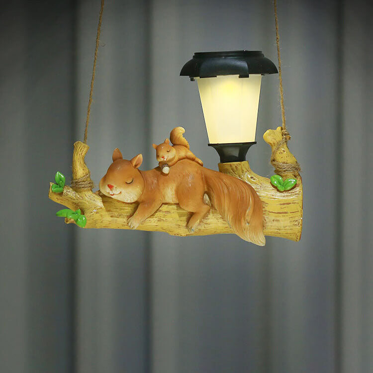 GlowSloth – Funny Outdoor Wall Light with Two Sloths Resting on a Branch