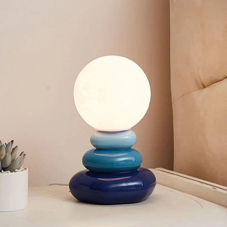 Creative Sphere Stone Table Lamp