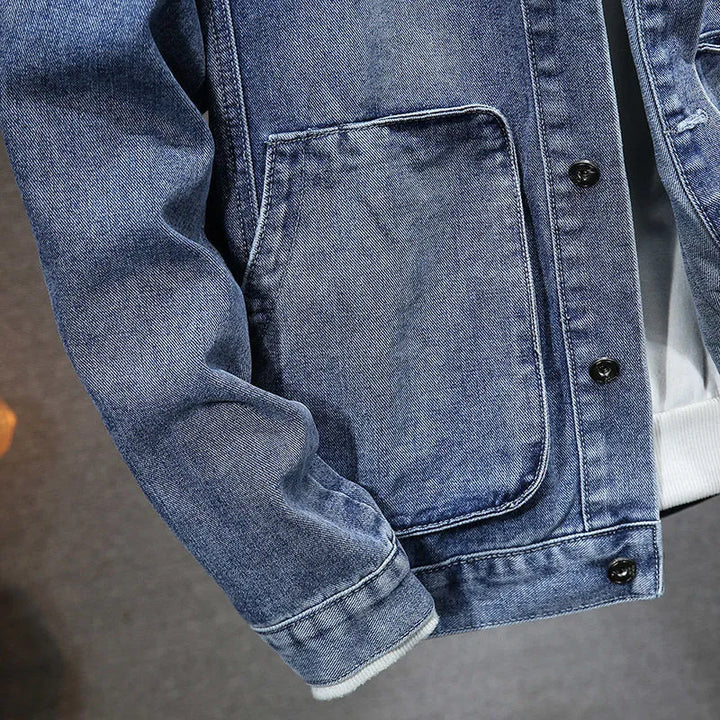 Samson | Hooded Denim Jacket