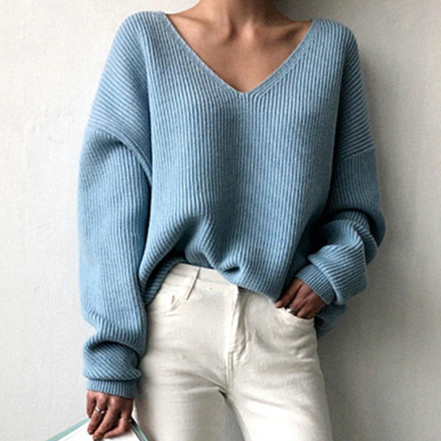 Adeline - Luxe V-Neck Sweater