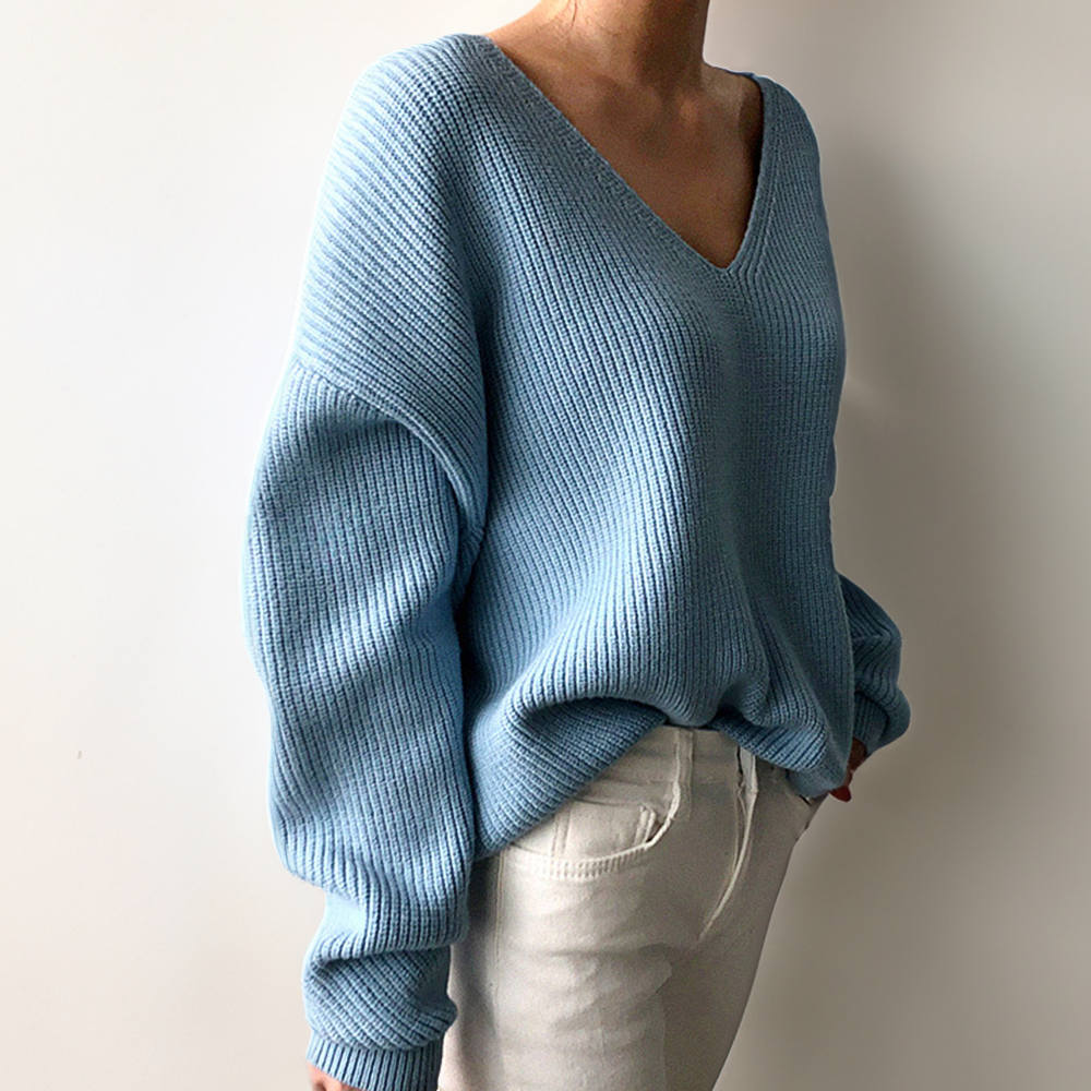 Adeline - Luxe V-Neck Sweater