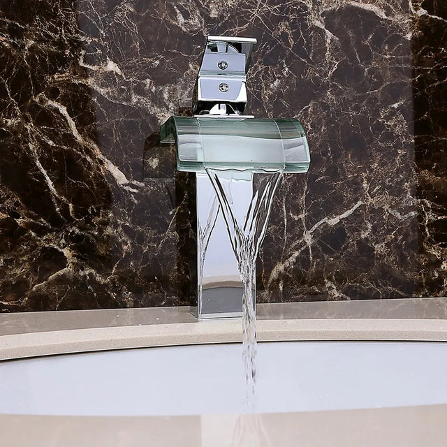 StreamFlow - Elegant faucet with waterfall for luxurious bathrooms