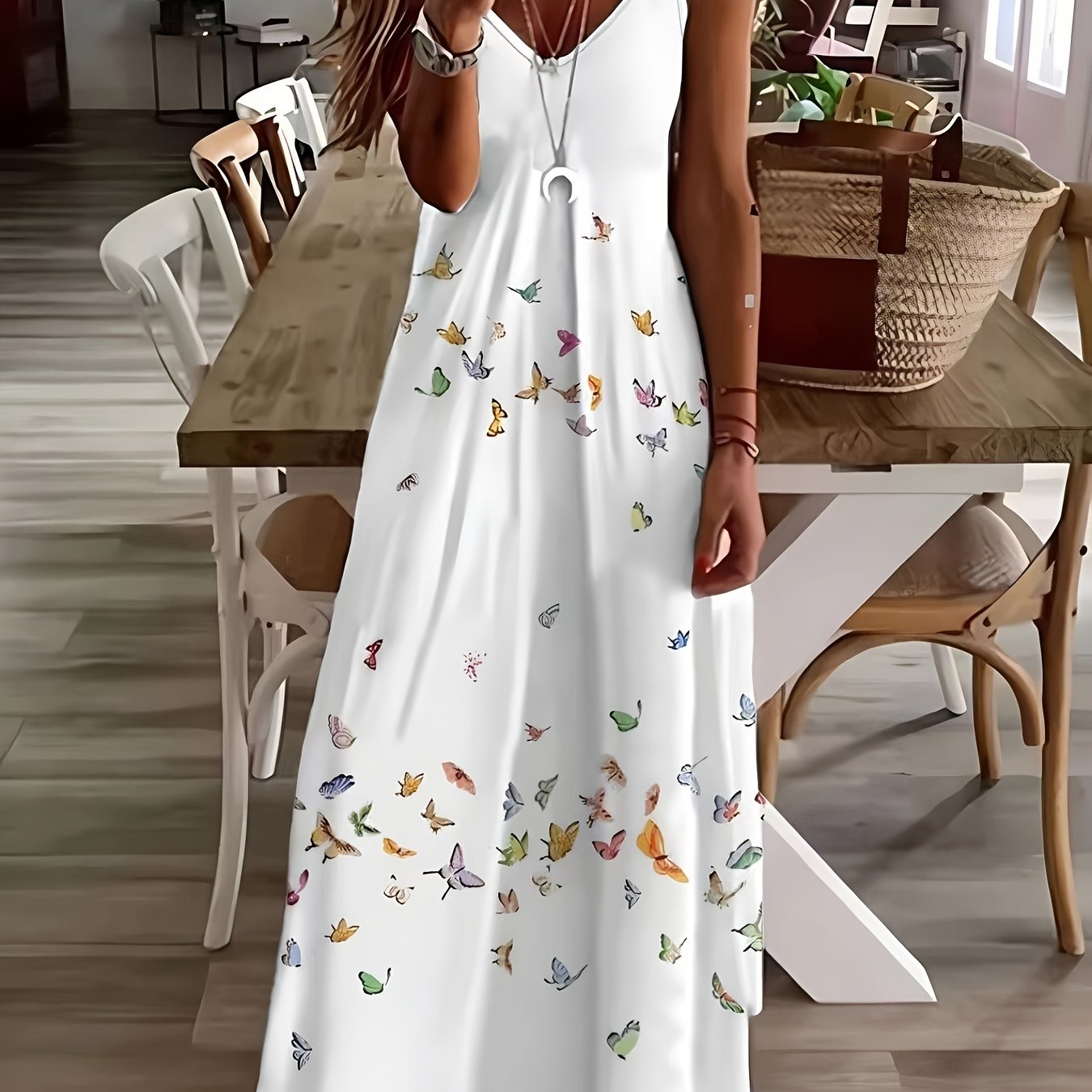 Butterfly Inspired Design Women's Dress