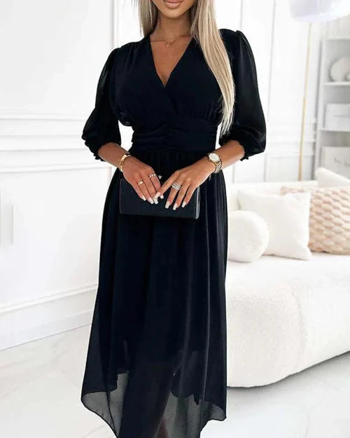 Niobe | Luxurious Dress with elbow-length sleeves for Women