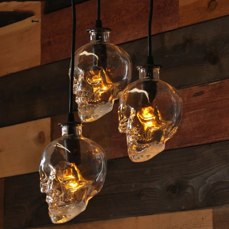 Glow LED Skull Pendant