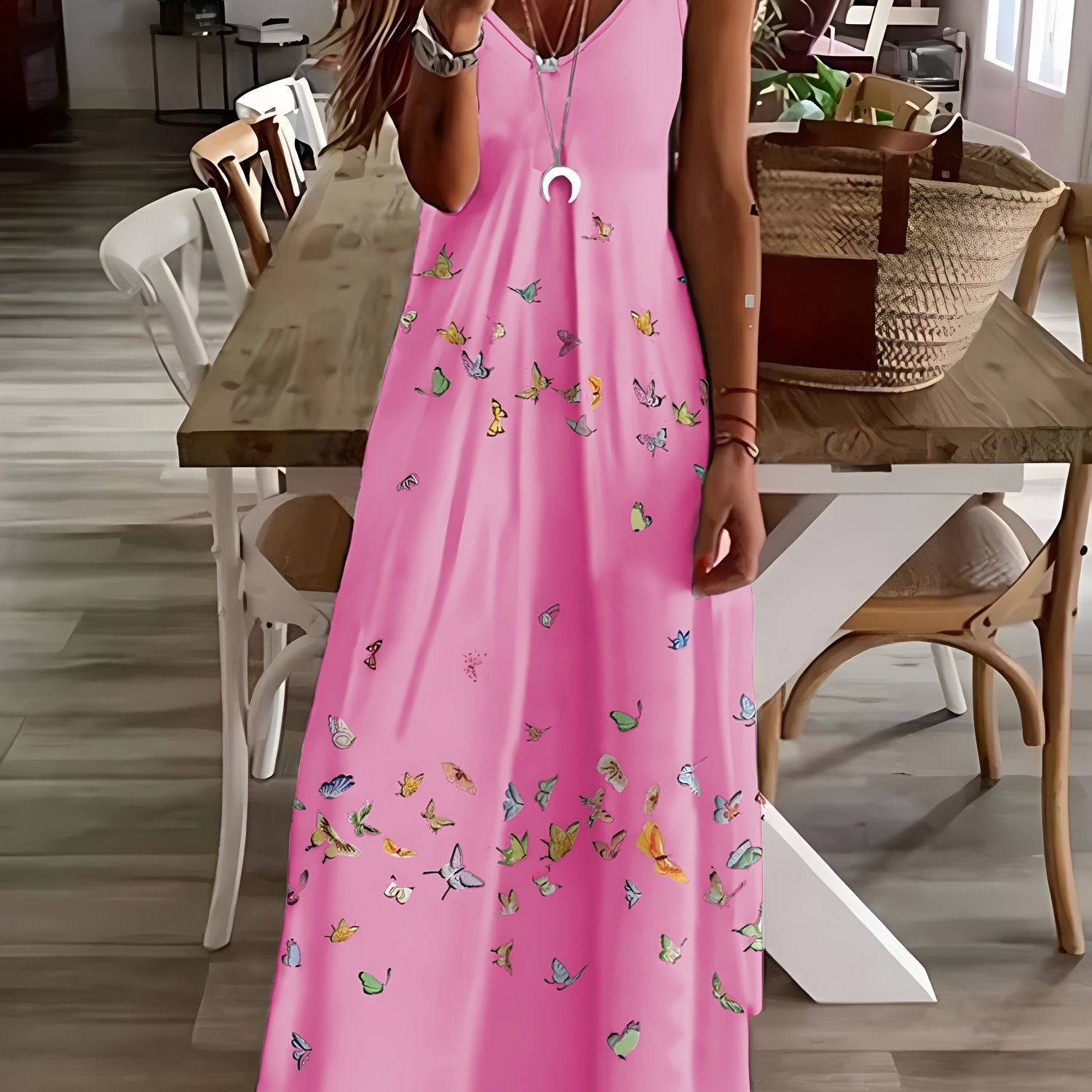 Butterfly Inspired Design Women's Dress