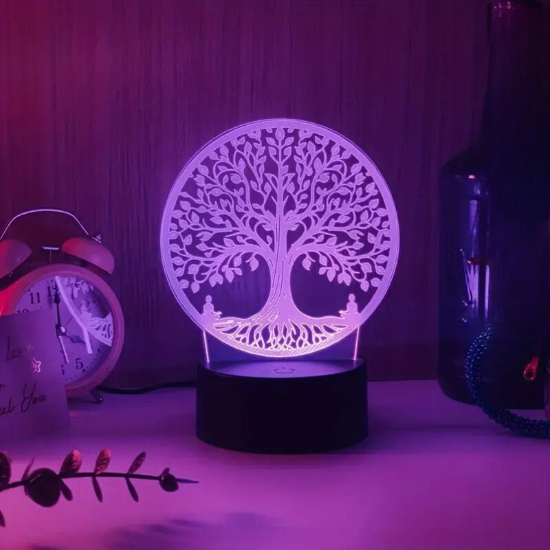 DreamGlow - 3D LED Lamp for Stylish Bedroom Lighting