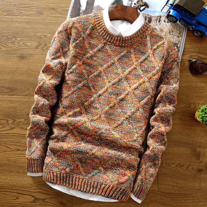 Isabel | Vibrant Rainbow Knit Sweater