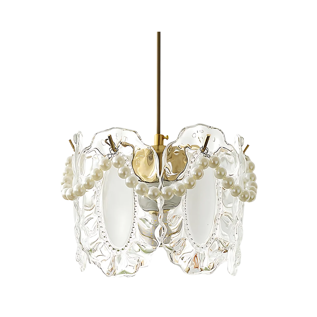 Aurora Vintage Pendant Light with Floral Details