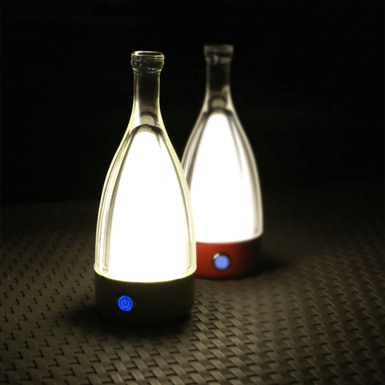 LuminaBottle - Touch Control Bottle-shaped Tablelamp with USB charger