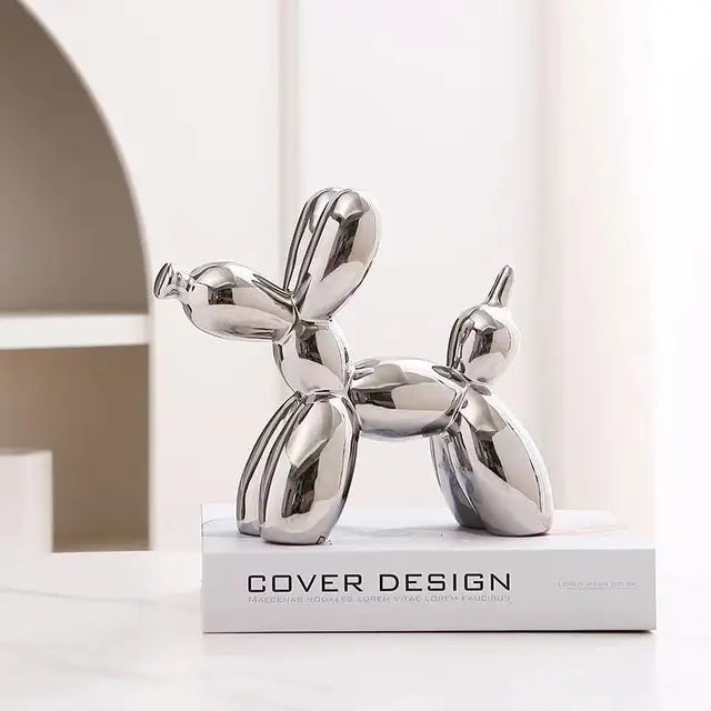 PupArt - Trendy Balloon Dog Sculpture for Modern Home Decor