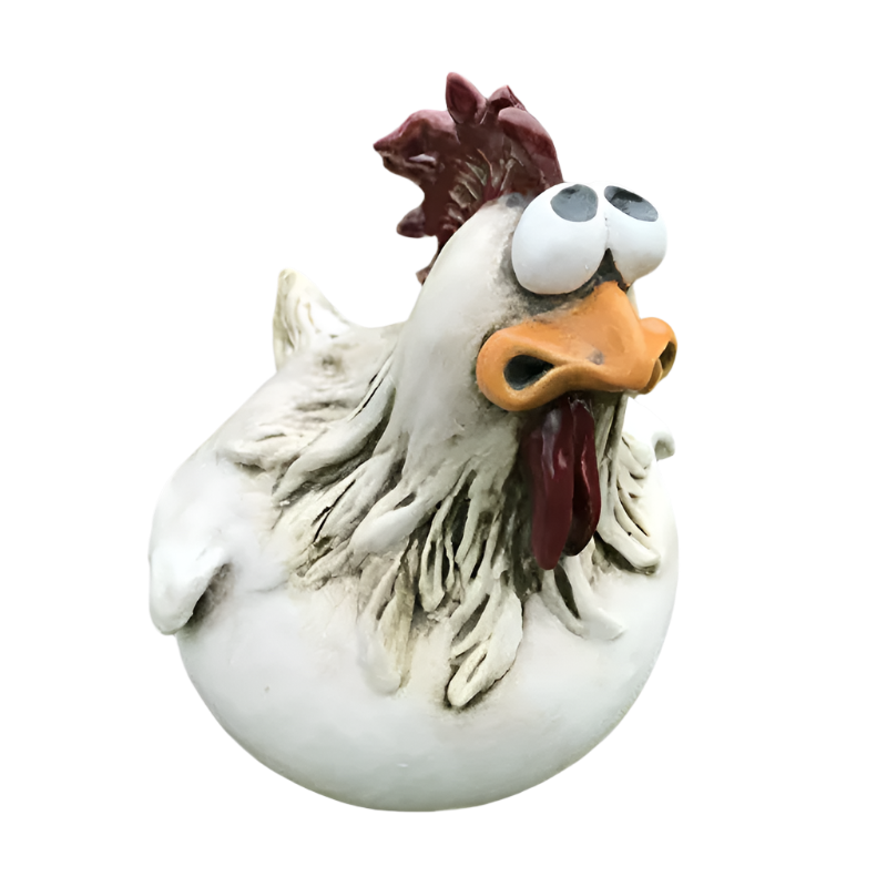 Outdoor garden chicken decoration