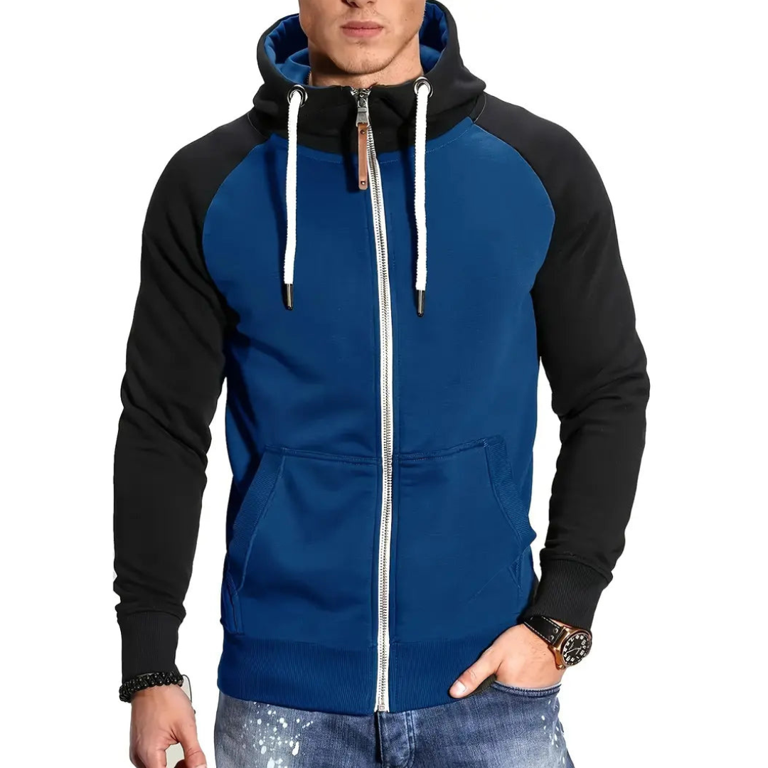 Lucas - Hoodie with zipper and pockets