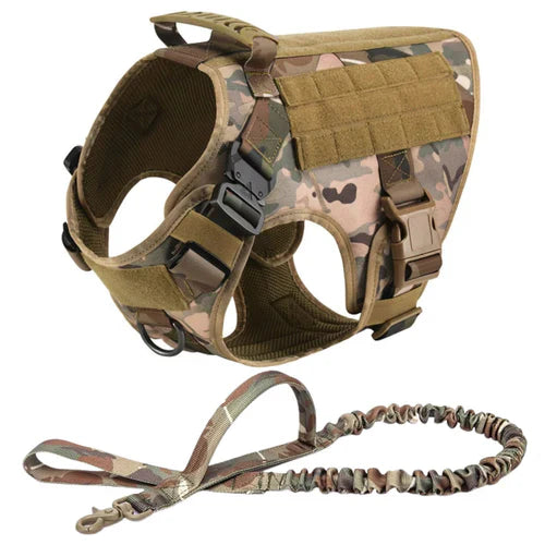 PawsSecur Tactical Dog Vest – No-Pull Harness with Adjustable Support Panels