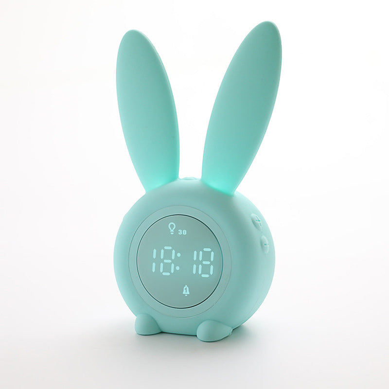 GlowBunny – Cute Bunny Alarm Clock with Soft LED Light and Display