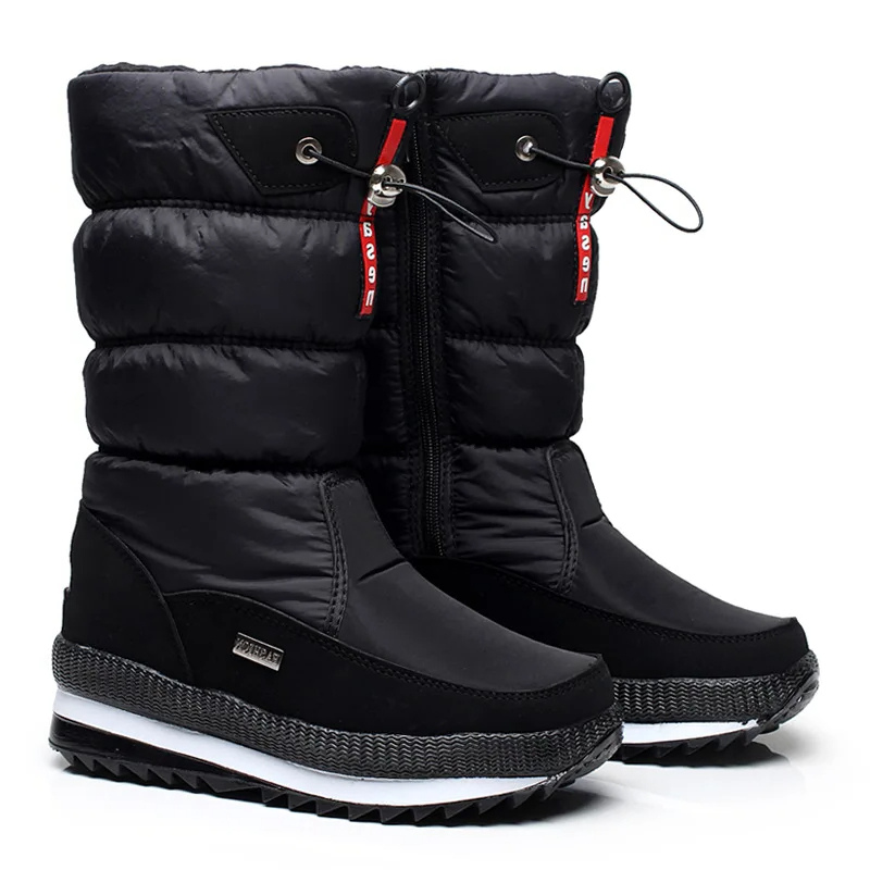 Jela waterproof, non-slip boots with side zipper