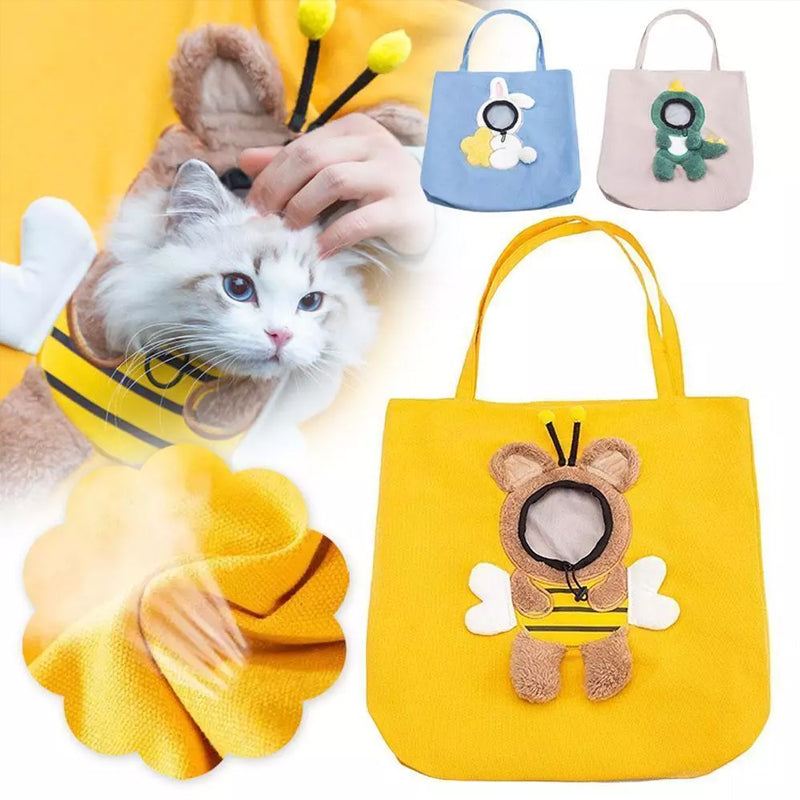 PetPouch - Cute Linen Pet Bag