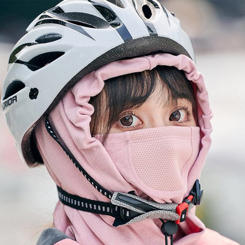 Cyclist - comfortable face mask with hood and neck warmer