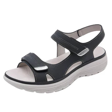 Ruffa - Minimalist Sandals with Wide Strap Comfort