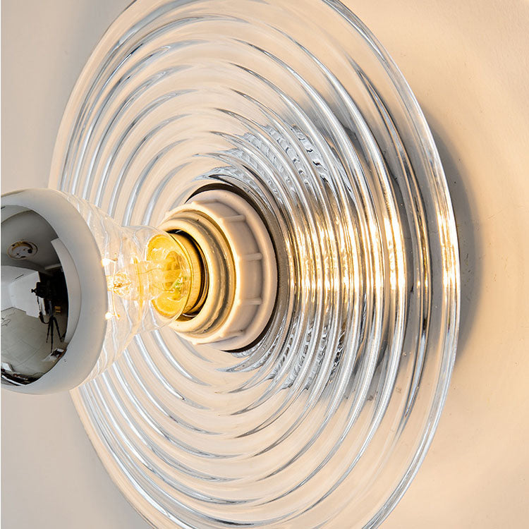 Timeless glass wall lamp for versatile lighting