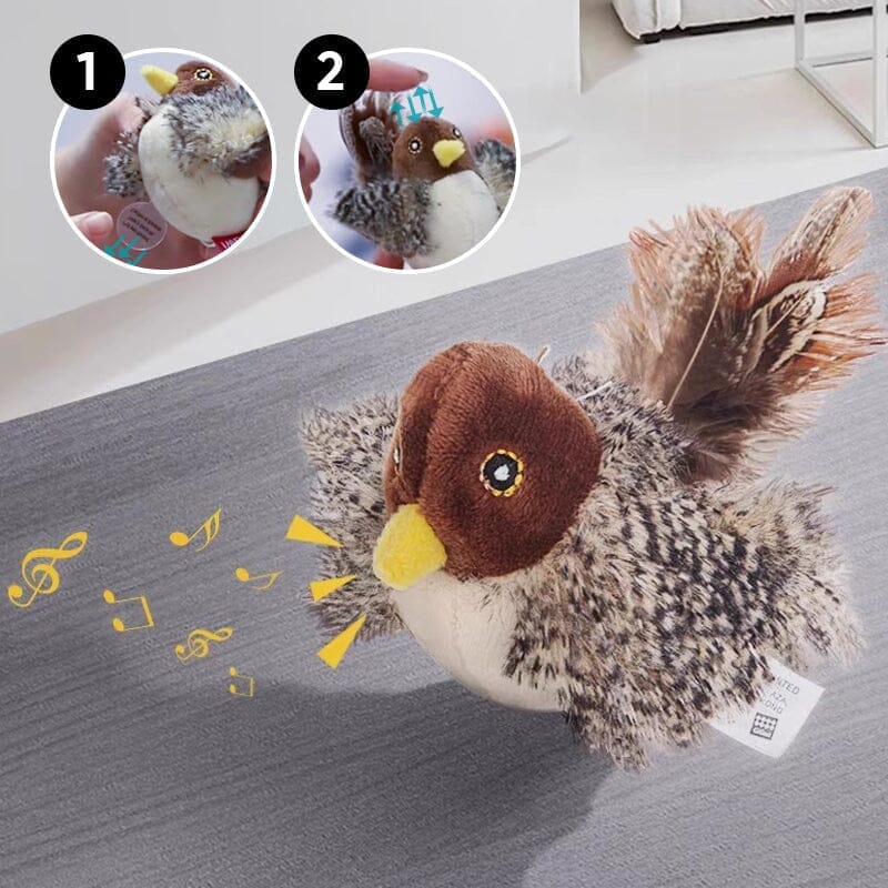 Cat Toy - Simulated Chirping Bird