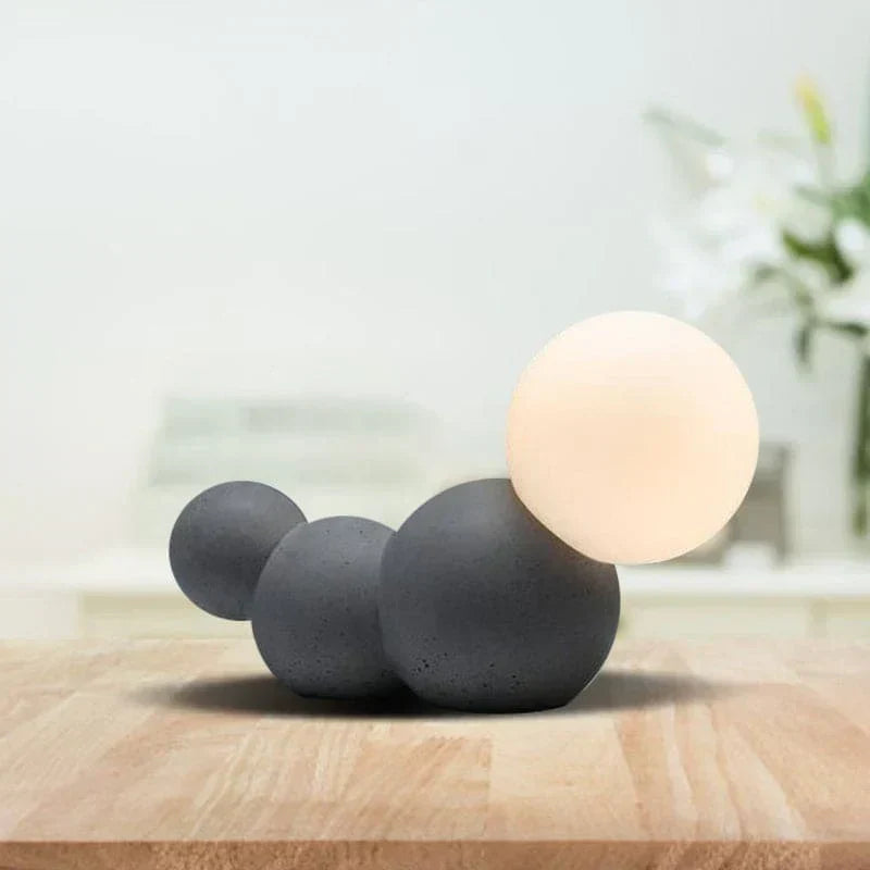 OrbLume - Artistic Spherical Table Lamp