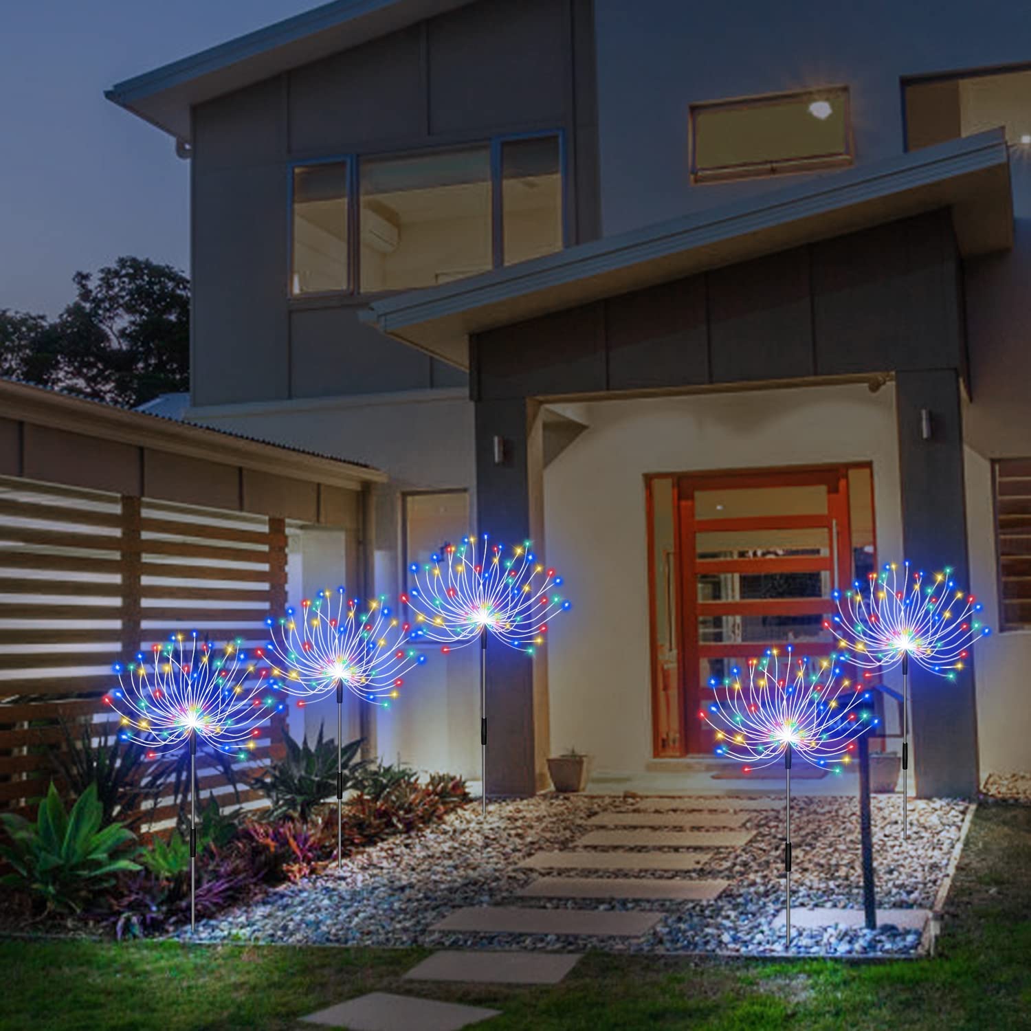 Spark | 5-Pack Solar Fireworks Garden Lights