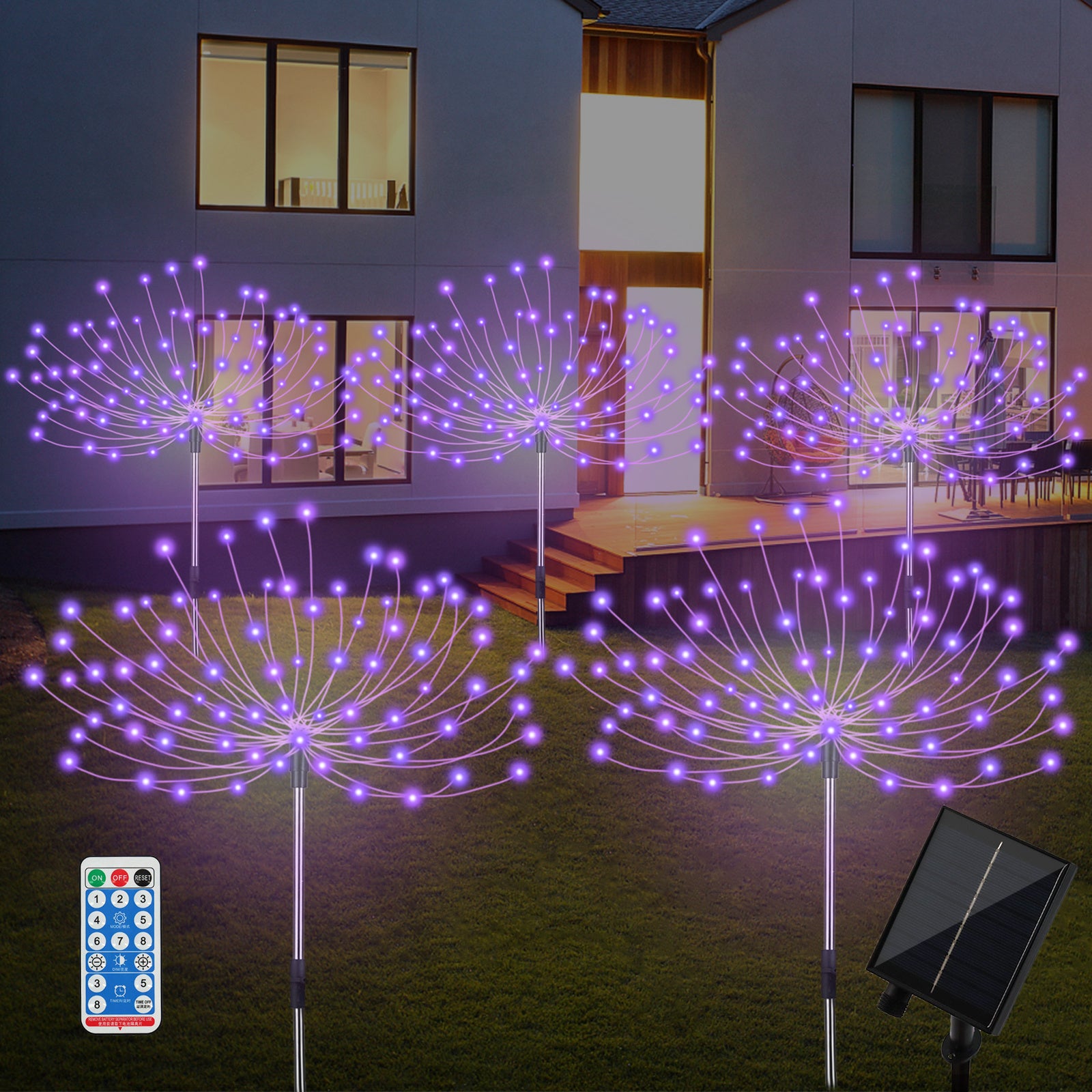 Spark | 5-Pack Solar Fireworks Garden Lights