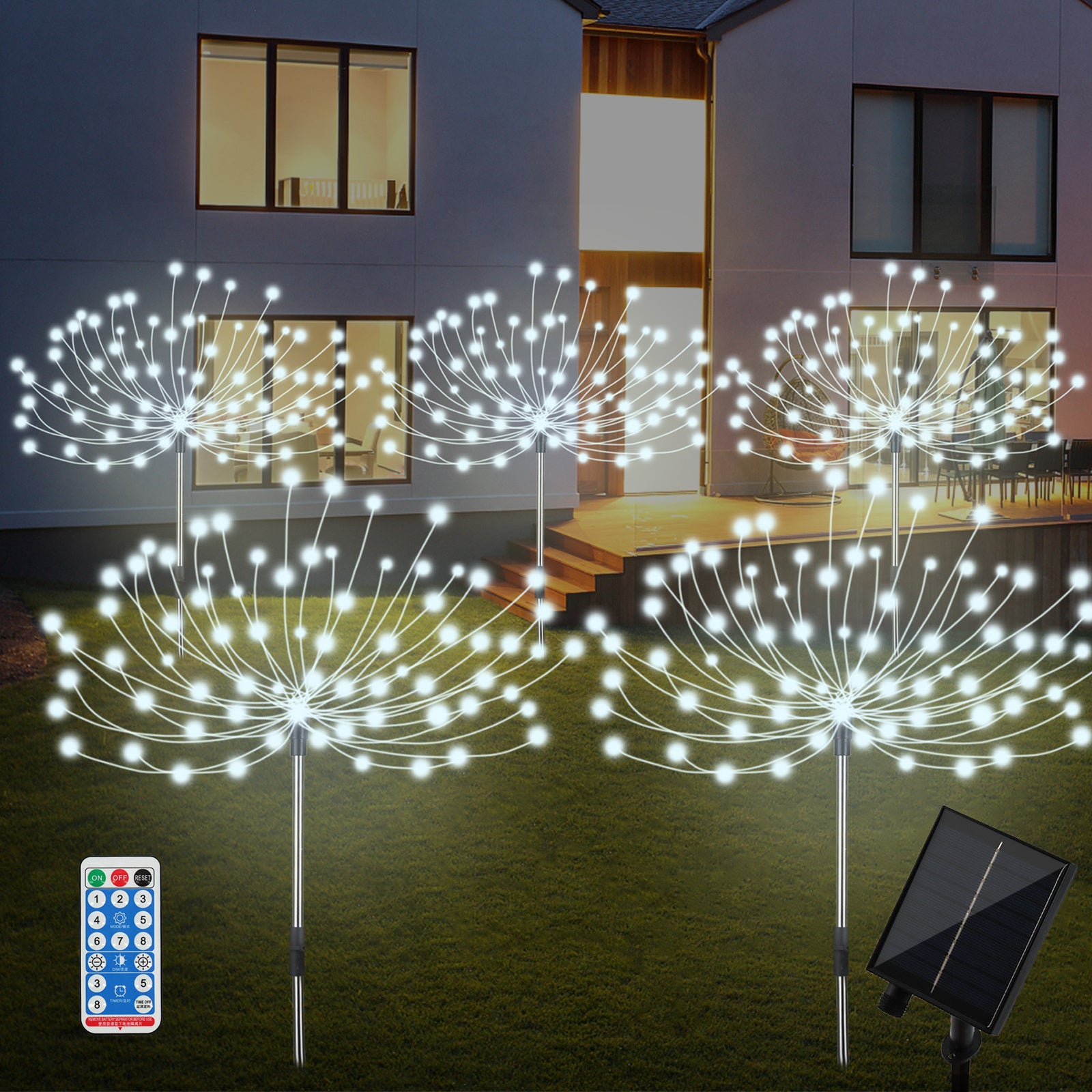 Spark | 5-Pack Solar Fireworks Garden Lights