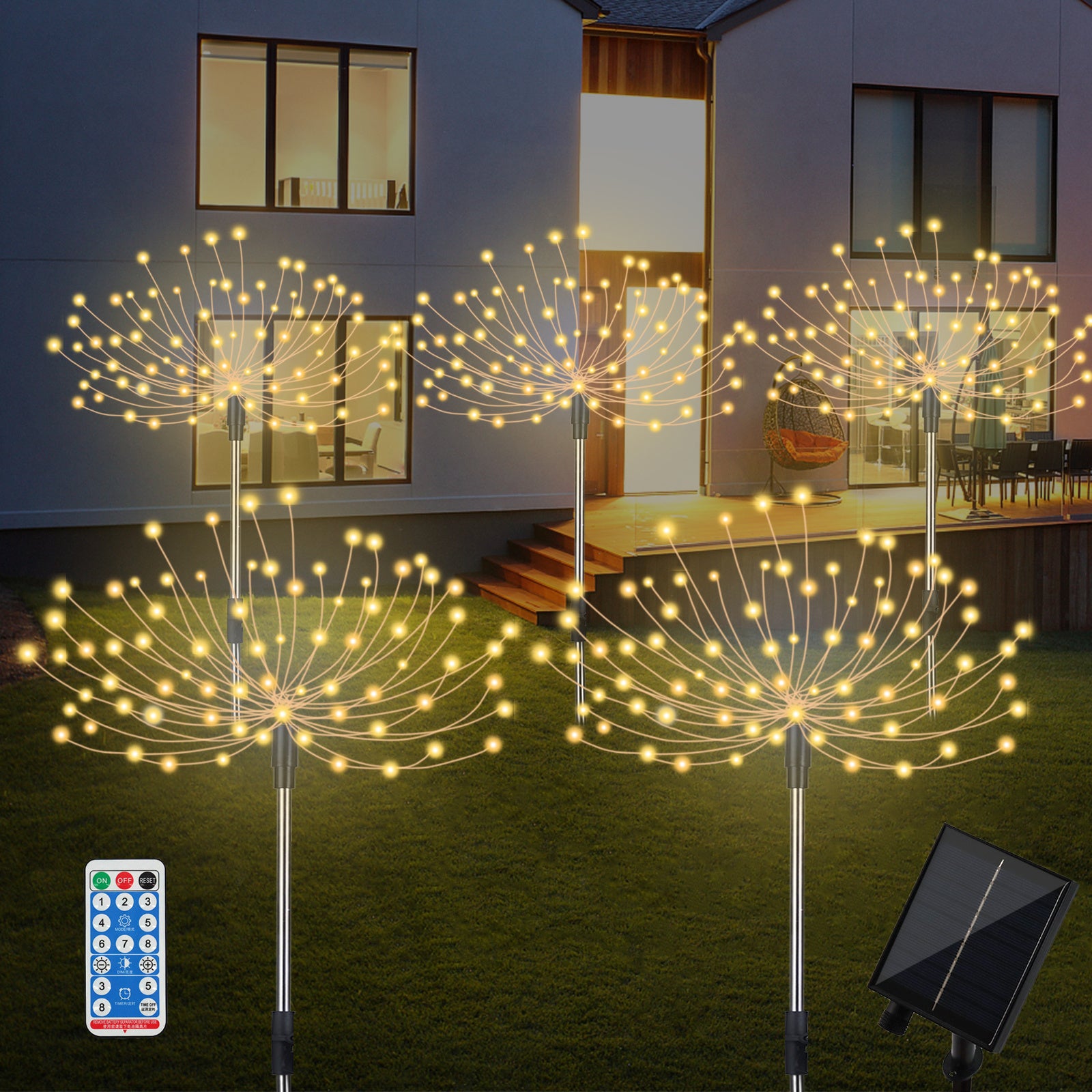 Spark | 5-Pack Solar Fireworks Garden Lights