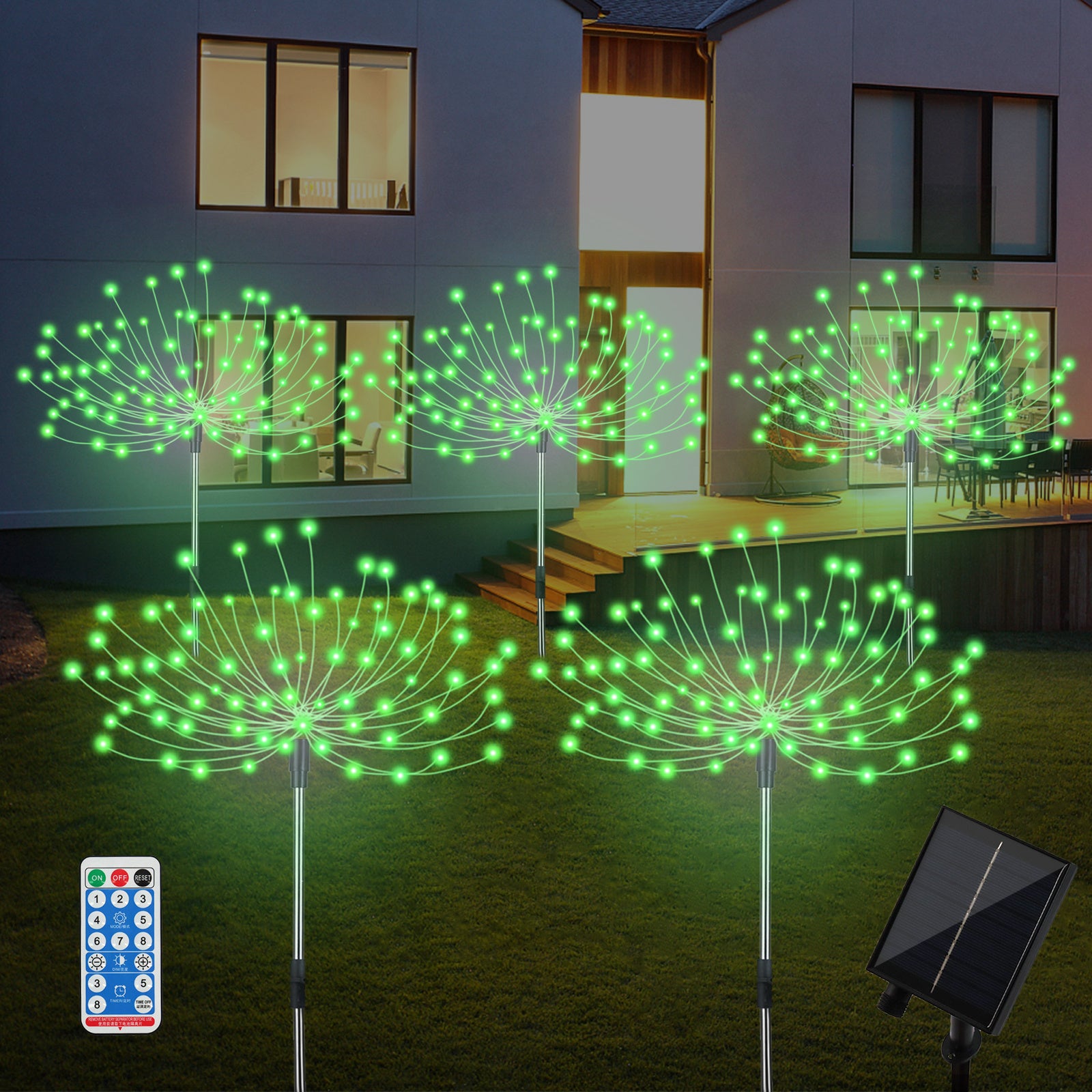 Spark | 5-Pack Solar Fireworks Garden Lights