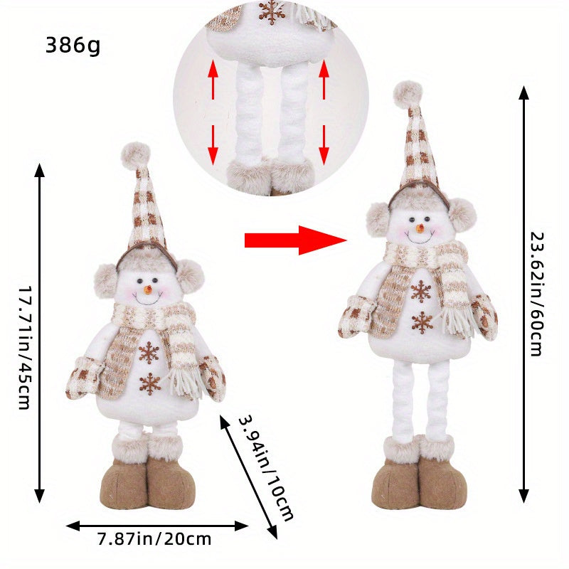 Holiday | Collectible Christmas Snowman and Reindeer Doll Set