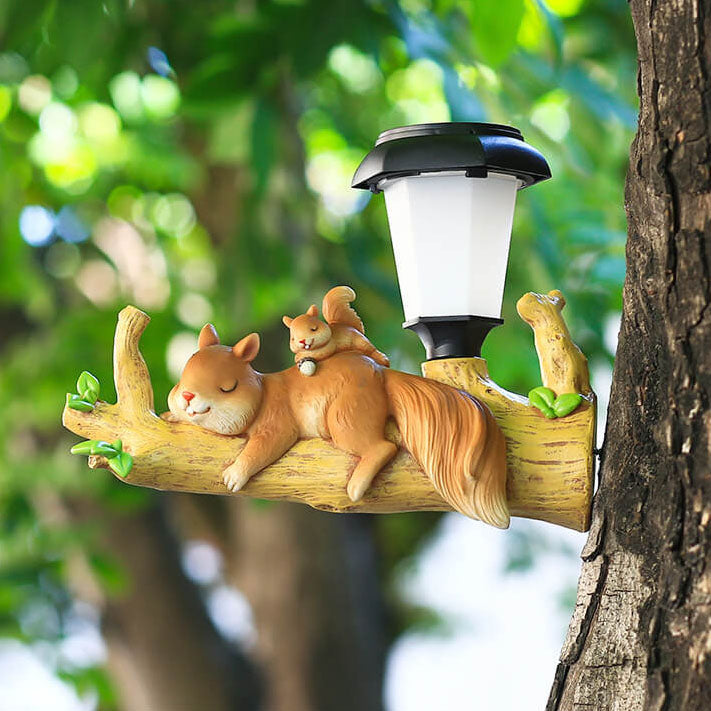 GlowSloth – Funny Outdoor Wall Light with Two Sloths Resting on a Branch