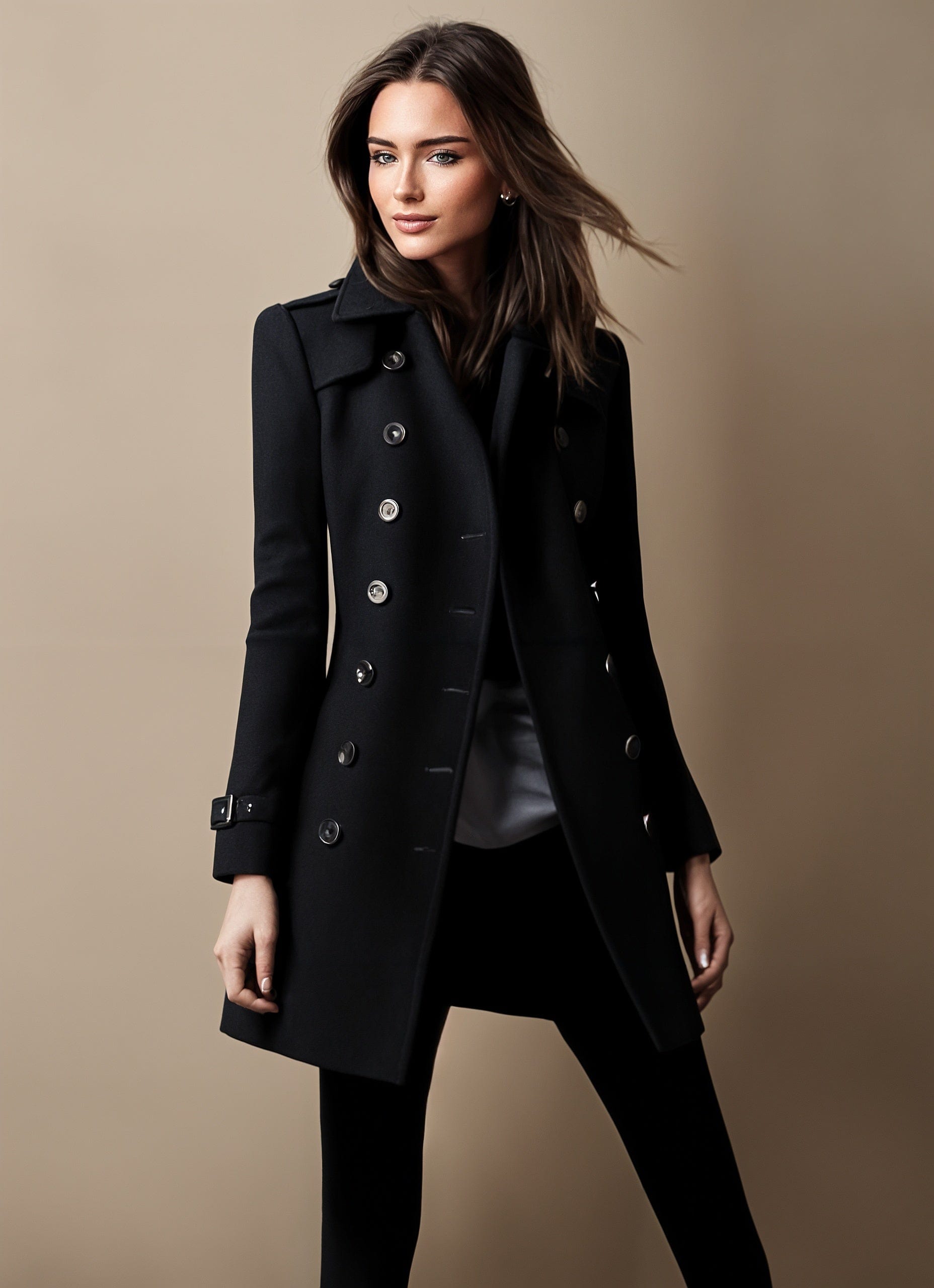 Rona Wool Long-Sleeve Coat