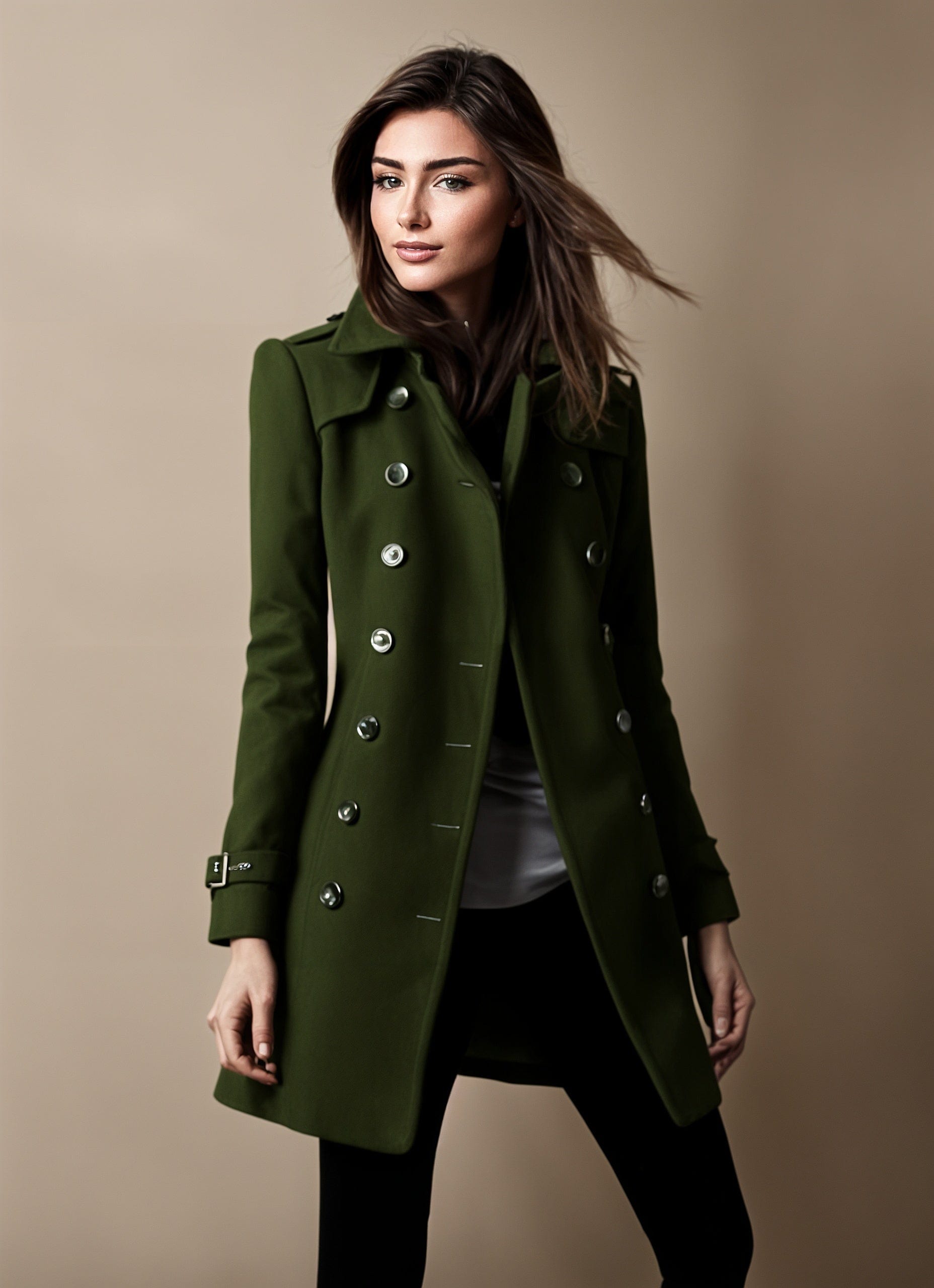 Rona Wool Long-Sleeve Coat