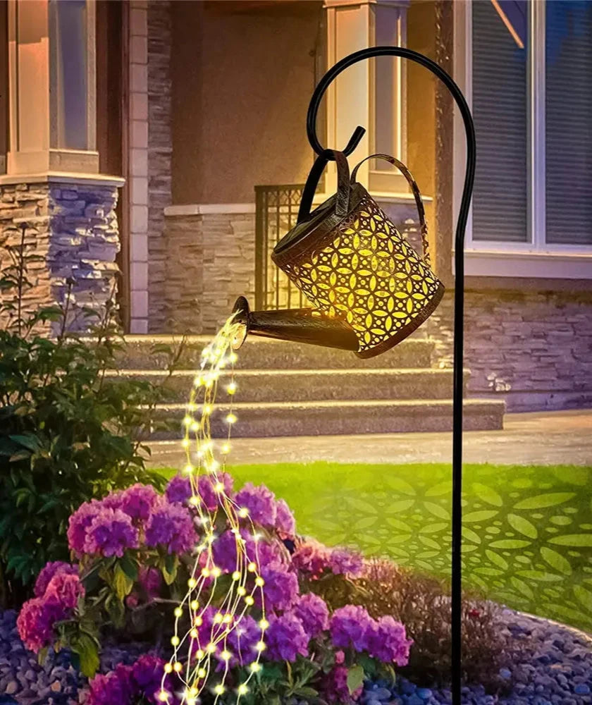 Solar Watering Can Light