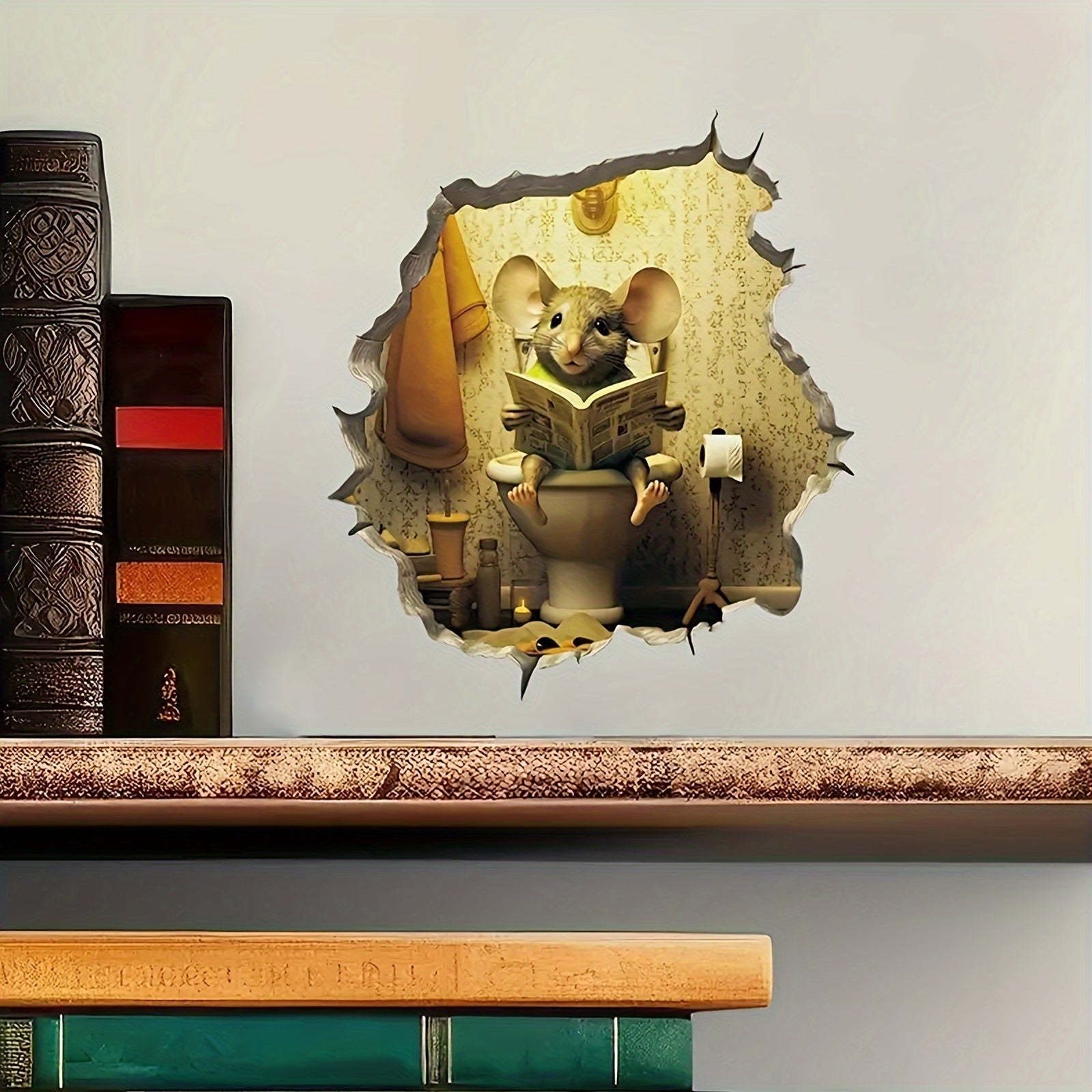 3D Mouse Wall Sticker