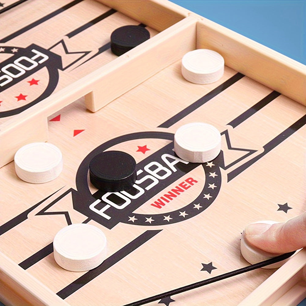 Tabletop Slingshot Hockey Wooden Table Game