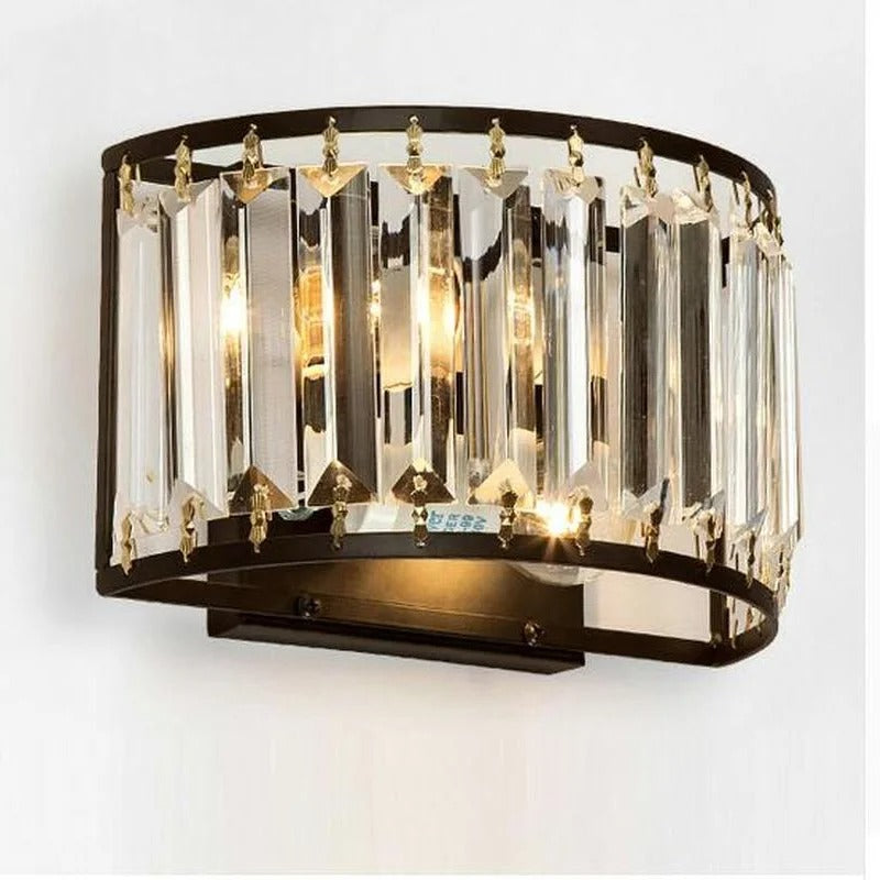 Crystal glass shade for stylish lighting