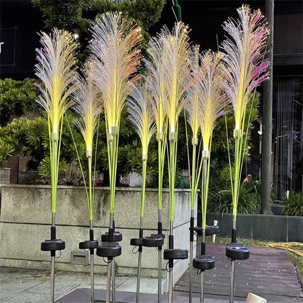 Solar Reeds Elegant Garden Lamp