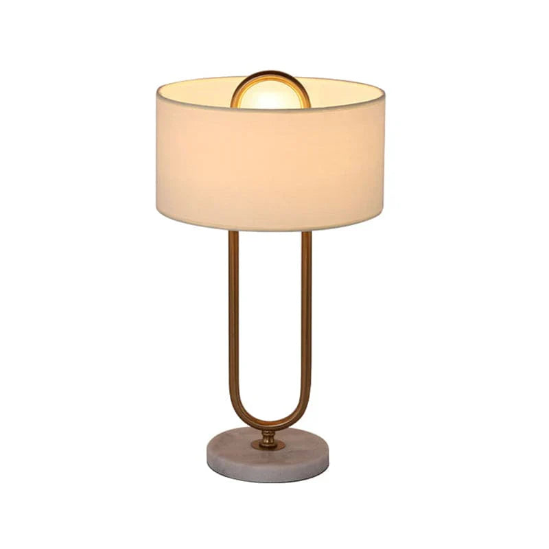 SleekElegance - Modern Table Lamp with Cylindrical Shade