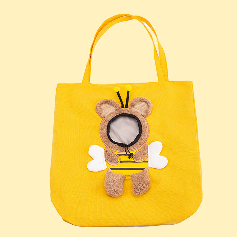 PetPouch - Cute Linen Pet Bag