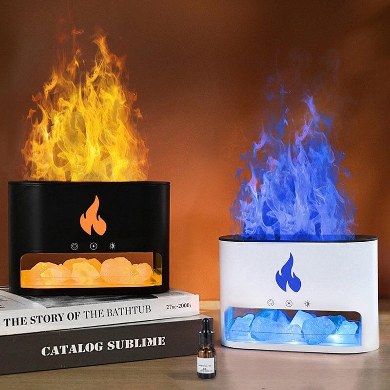 Aroma flame humidifier